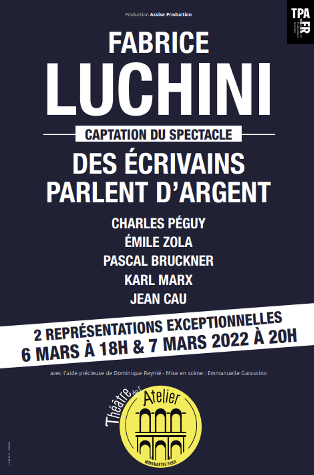 La Fontaine Et Le Confinement Luchini Spectacle ACTUALITÉS | Fabrice Luchini